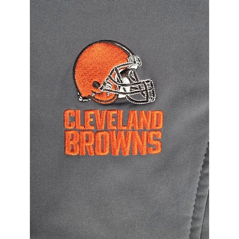 Mens Cleveland Browns Jacket SMALL Dunbrooke Full Zip Fleece Lined NFL